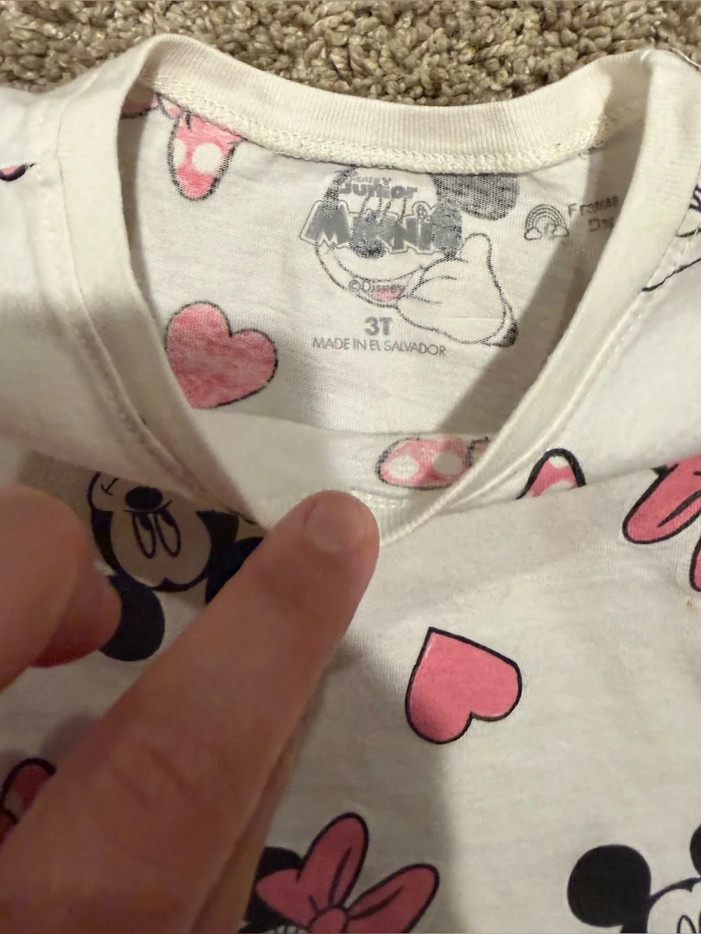 Disney Minnie & Mickey Mouse Graphic Tee | Girls 3T 🎀🩷